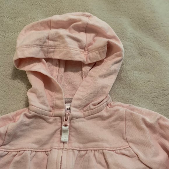 Carter's Two Hooded Zip Up Jackets Size 6 Months - Picture 6 of 16